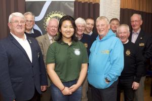 District Governor Ian Dow with Presidents of the Area Clubs